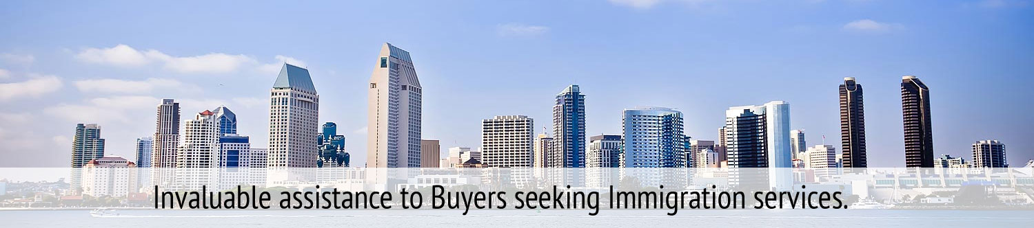 Invaluable assistance to Buyers seeking Immigration services.